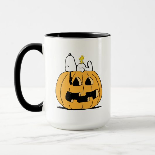 pinda's | Snoopy en Woodstock Jack-O-Lantern Mok (Links)