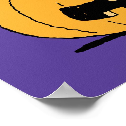 pinda's | Snoopy en Woodstock Jack-O-Lantern Poster (Hoek)