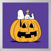 pinda's | Snoopy en Woodstock Jack-O-Lantern Poster (Voorkant)