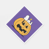 pinda's | Snoopy en Woodstock Jack-O-Lantern Servet (Hoek)