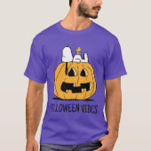 pinda's | Snoopy en Woodstock Jack-O-Lantern T-shirt (Voorkant)