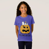 pinda's | Snoopy en Woodstock Jack-O-Lantern T-shirt (Voorkant volledig)