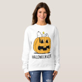 pinda's | Snoopy en Woodstock Jack-O-Lantern Trui (Voorkant volledig)