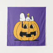 pinda's | Snoopy en Woodstock Jack-O-Lantern Wandkleed (Voorkant)