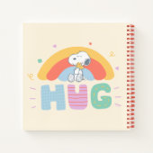 Pinda's | Snoopy en Woodstock Knuffelen Notitieboek (Achterkant)