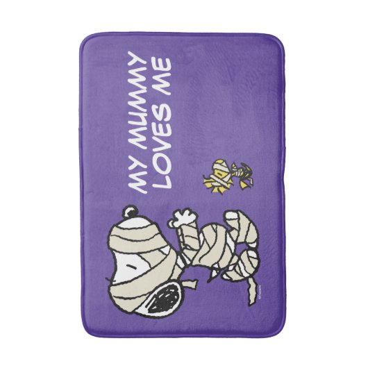 pinda's | Snoopy en Woodstock Mummies Badmat (Voorkant Verticaal)