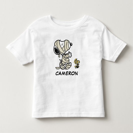 pinda's | Snoopy en Woodstock Mummies Kinder Shirts (Voorkant)