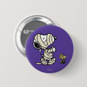 pinda's | Snoopy en Woodstock Mummies Ronde Button 5,7 Cm (Voorkant /achterkant)