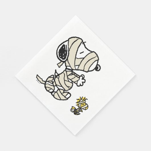 pinda's | Snoopy en Woodstock Mummies Servet (Hoek)