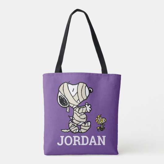 pinda's | Snoopy en Woodstock Mummies Tote Bag (Achterkant)
