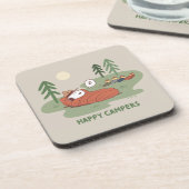 pinda's | Snoopy- en Woodstock Slappers Bier Onderzetter (Linkerzijde)