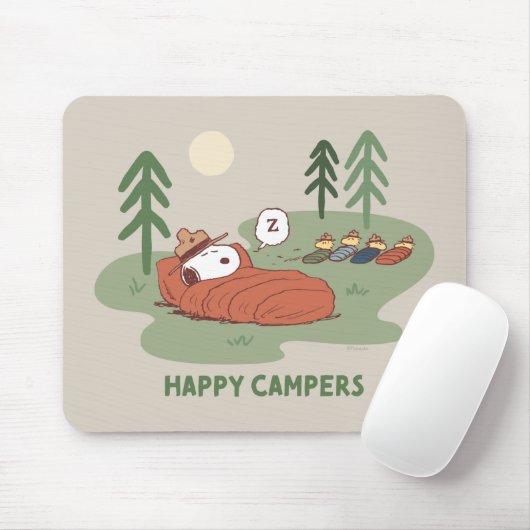 pinda's | Snoopy- en Woodstock Slappers Muismat (Met muis)