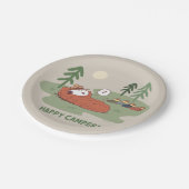 pinda's | Snoopy- en Woodstock Slappers Papieren Bordje (Gekanteld)