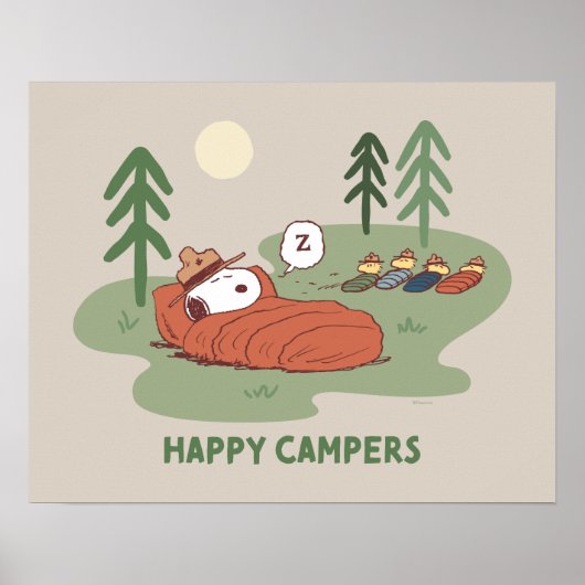 pinda's | Snoopy- en Woodstock Slappers Poster (Voorkant)