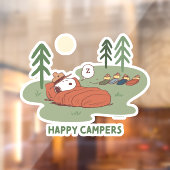 pinda's | Snoopy- en Woodstock Slappers Raamsticker (Vel 2)