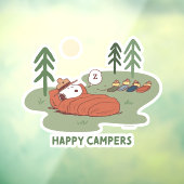 pinda's | Snoopy- en Woodstock Slappers Raamsticker (Vel 3)