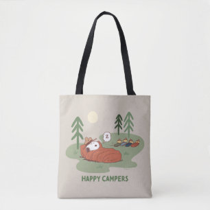 pinda's Snoopy- en Woodstock Slappers Tote Bag