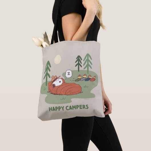pinda's | Snoopy- en Woodstock Slappers Tote Bag (Dichtbij)