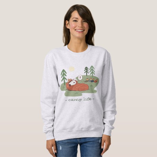 pinda's | Snoopy- en Woodstock Slappers Trui (Voorkant volledig)