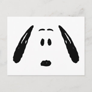 pinda's   Snoopy Face Briefkaart