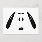 pinda's | Snoopy Face Briefkaart (Voorkant)