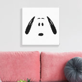 pinda's | Snoopy Face Canvas Afdruk (Insitu (Woonkamer))