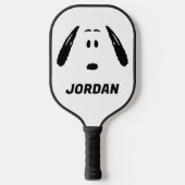 pinda's | Snoopy Face | Jouw namen toevoegen Pickleball Paddle (Voorkant)