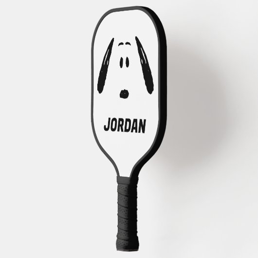 pinda's | Snoopy Face | Jouw namen toevoegen Pickleball Paddle (Links)