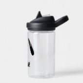 pinda's | Snoopy Face | Jouw namen toevoegen Waterfles (Links)