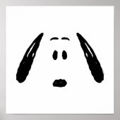 pinda's | Snoopy Face Poster (Voorkant)