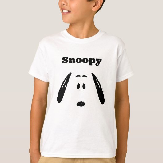 pinda's | Snoopy Face T-Shirt (Voorkant)