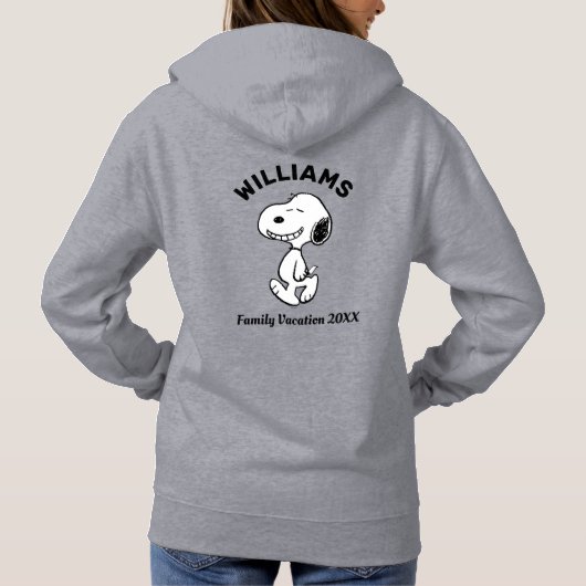 pinda's | Snoopy Family Vacking Hoodie (Achterkant)
