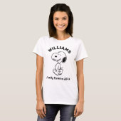 pinda's | Snoopy Family Vacking T-shirt (Voorkant volledig)