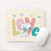 pinda's | Snoopy Flower Love Muismat (Met muis)