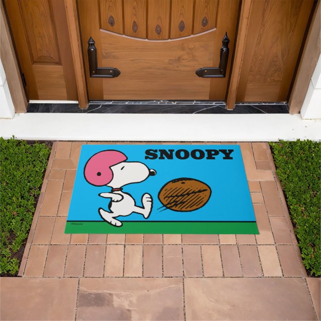pinda's | Snoopy Football Kicker Deurmat (Buiten)