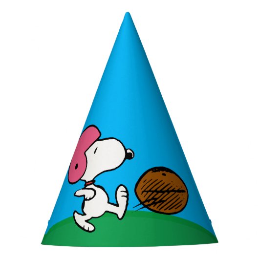 pinda's | Snoopy Football Kicker Feesthoedjes (Voorkant)
