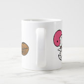 pinda's | Snoopy Football Kicker Grote Koffiekop (Achterkant)