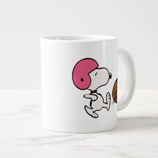 pinda's | Snoopy Football Kicker Grote Koffiekop (Voorkant rechts)