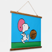 pinda's | Snoopy Football Kicker Hangend Wandkleed (Gebogen)