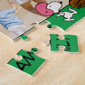 pinda's | Snoopy Football Kicker Legpuzzel (Zijkant)