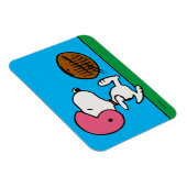 pinda's | Snoopy Football Kicker Magneet (Rechterzijde)