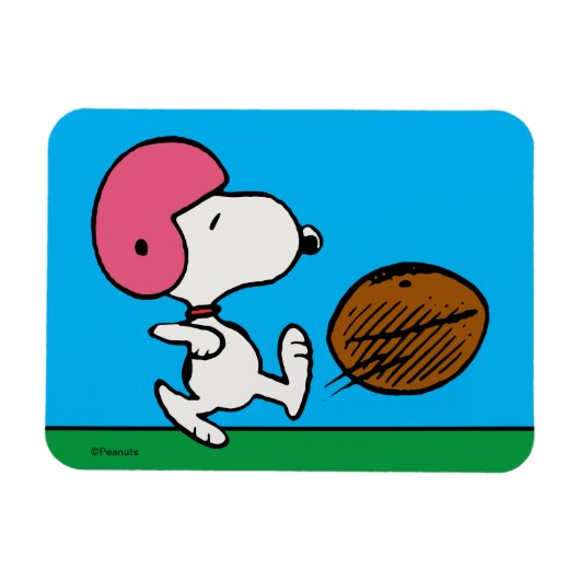 pinda's | Snoopy Football Kicker Magneet (Horizontaal)