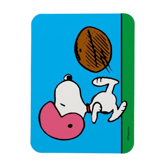 pinda's | Snoopy Football Kicker Magneet (Verticaal)