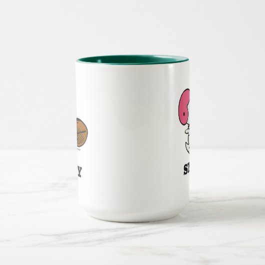 pinda's | Snoopy Football Kicker Mok (Midden)