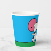 pinda's | Snoopy Football Kicker Papieren Bekers (Voorkant)
