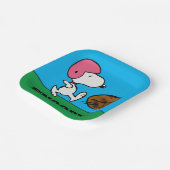 pinda's | Snoopy Football Kicker Papieren Bordje (Gebogen)