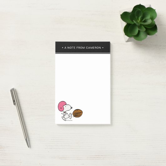 pinda's | Snoopy Football Kicker Post-it® Notes (Kantoor)