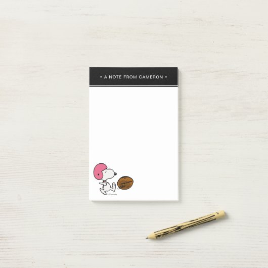 pinda's | Snoopy Football Kicker Post-it® Notes (Op bureau)