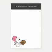 pinda's | Snoopy Football Kicker Post-it® Notes (Voorkant)