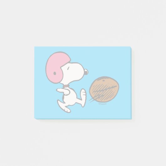 pinda's | Snoopy Football Kicker Post-it® Notes (Voorkant)